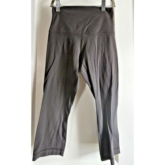 lululemon Align™‎ High-Rise Crop capri legging yoga pants gray Sz 6 - Picture 1 of 6